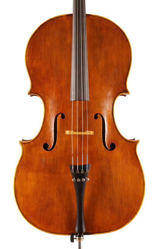 Andrew Carruthers Ruggieri model cello, Santa Rosa, CA, 2025 | Metzler Violins