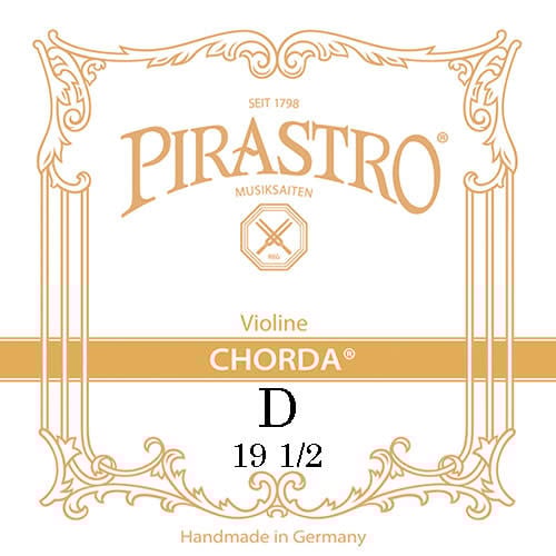 CHORDA violin D string, gut, medium, 19-1/2