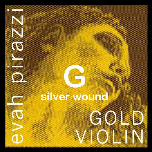 EVAH PIRAZZI GOLD violin G string, silver | Metzler Violins