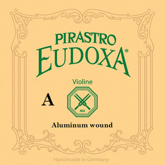 EUDOXA violin A string, gut/aluminum, medium, 13-3/4