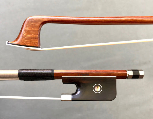 JonPaul IPE nickel 4/4 viola bow with ebony frog with Parisian eye