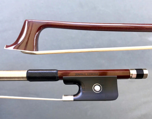 JonPaul CORONA carbon fiber nickel viola bow, brown | Metzler Violins