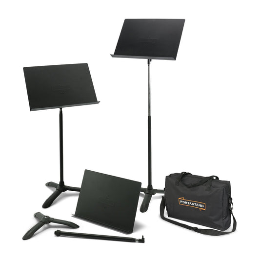 Portastand Maestro solid desk music stand with carrying bag