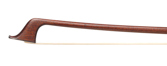 Edgar Bishop W. E. HILL & SONS cello bow, frog by Arthur Barnes, with Salchow certificate, 76 grams