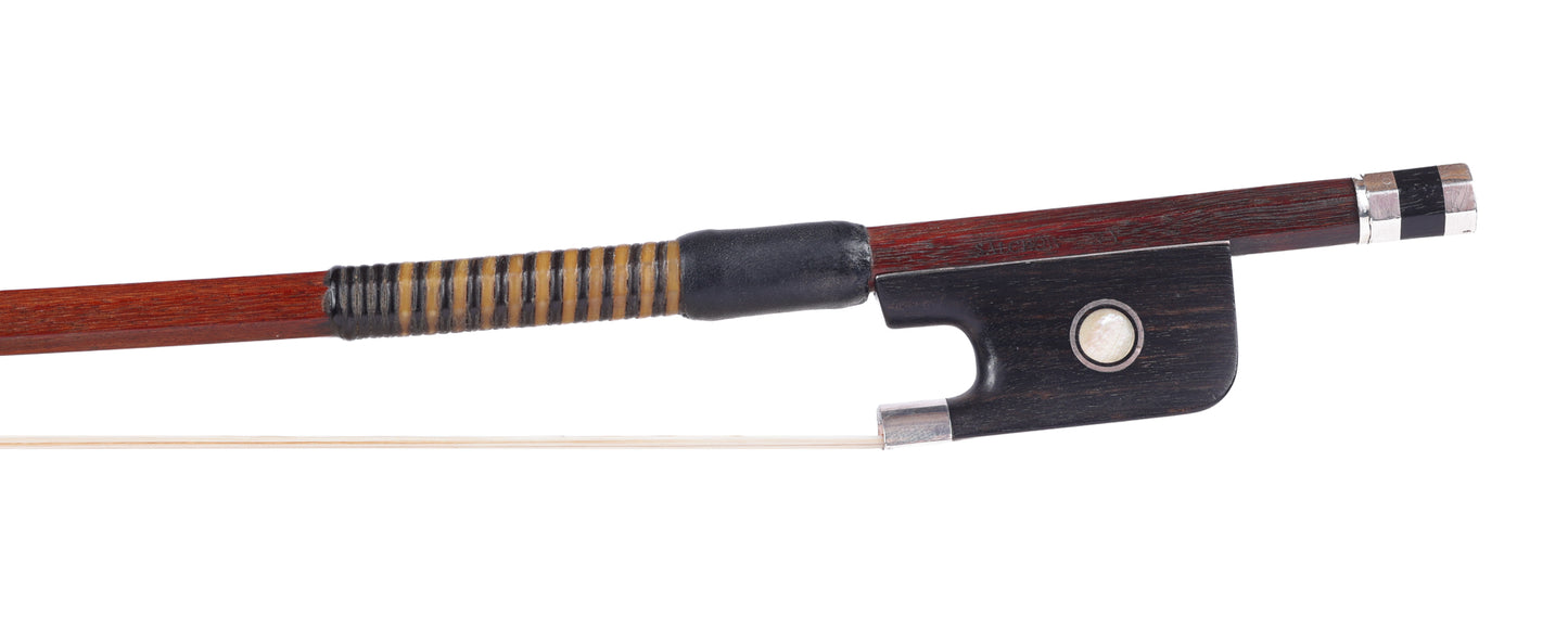 William SALCHOW NY silver cello bow, Rose model | Metzler Violins