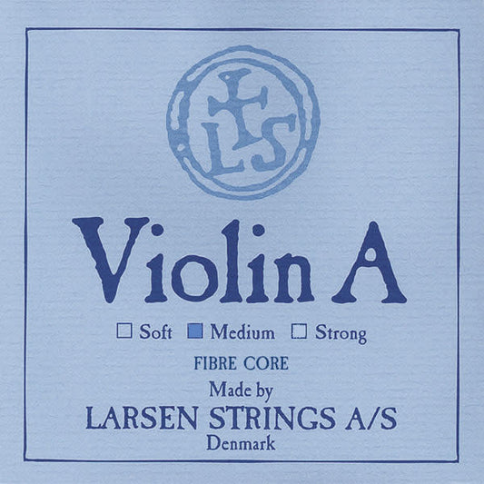 Larsen Original violin A string, medium aluminum wound, synthetic core