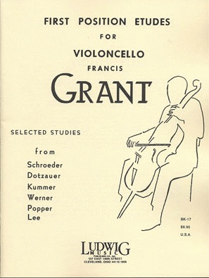 Grant, Francis: First Position Etudes for Violoncello (cello) Ludwig Masters