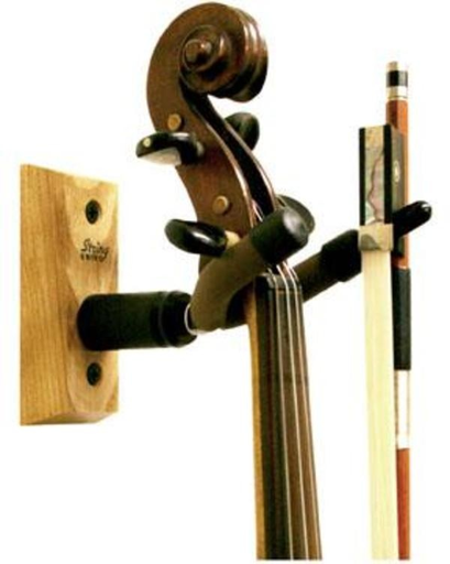 String Swing wood violin hanger wall-mounted