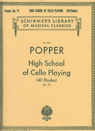 Popper, David: High School of Cello Playing-40 Etudes Op.73 (cello)