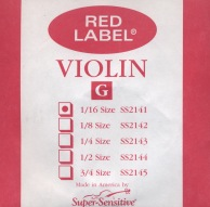 Red Label violin G 1/16