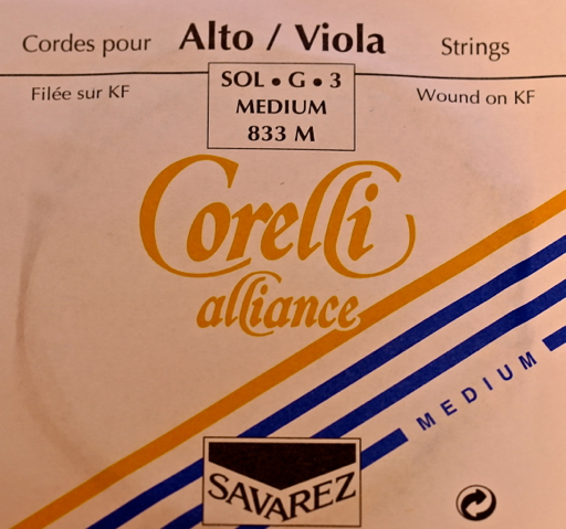 Savarez Corelli Alliance viola G string, medium