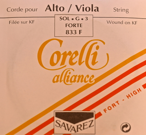 Savarez Corelli Alliance viola G, high tension