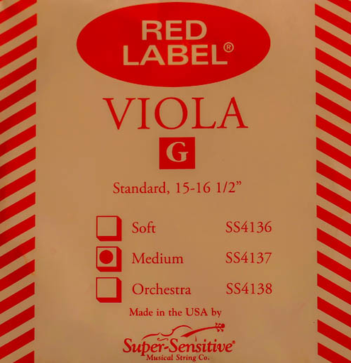 Red Label viola G string