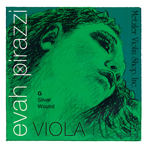 EVAH PIRAZZI viola G string, silver,