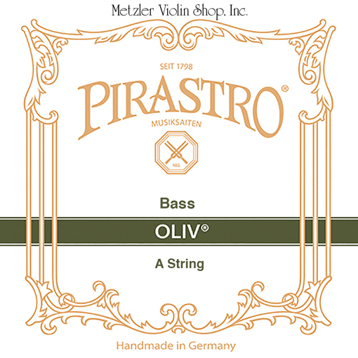 Pirastro OLIV bass A string, 3/4, gut/chrome steel, orchestra tuning