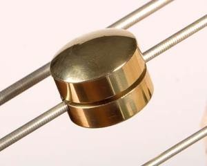 Lup-X bass button-style brass Wolf Eliminator, 13.8 grams