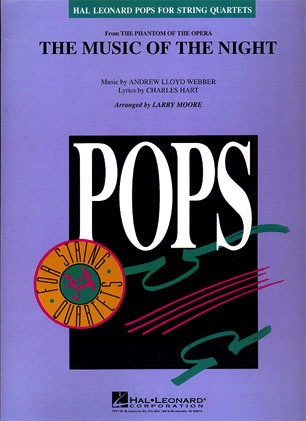 Lloyd-Webber: The Music of the Night from Phantom of the Opera - Pops for String Quartet (score and parts)