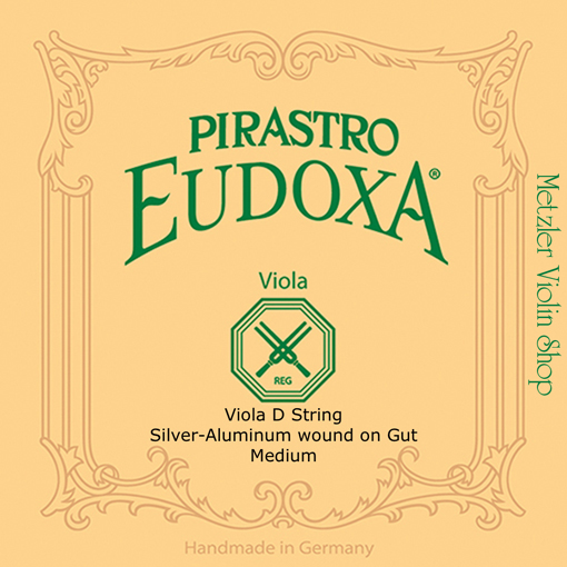 EUDOXA viola D string, aluminum/gut