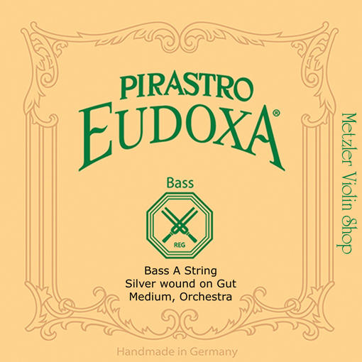 Pirastro EUDOXA bass A string, silver wound on gut