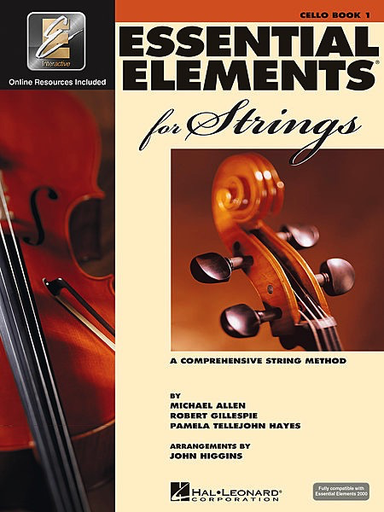 Allen, Gillespie, & Hayes: Essential Elements Interactive, Bk.1 (cello, online resources included)