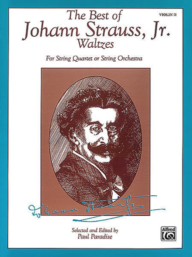 Strauss, J. (Paradise): The Best of Johann Strauss, Jr. Waltzes (violin 2)
