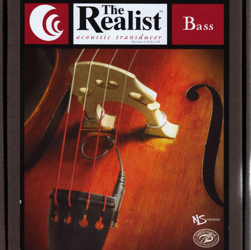 REALIST Copperhead bass transducer (pickup) with 1/4'' jack, by David Gage