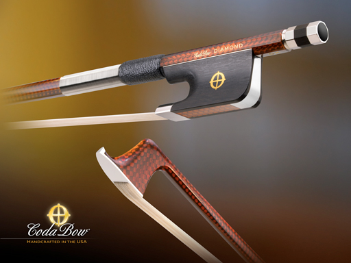 CodaBow DIAMOND GX Cello bow (Full Size), with GlobalBow Technology, USA