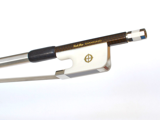 Coda DIAMOND GX Viola Bow, with Alabaster XEBONY Frog | Metzler Violins