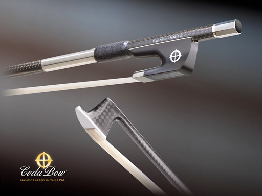 CodaBow JOULE Violin Bow, with GlobalBow Technology, extended range (Full Size), USA