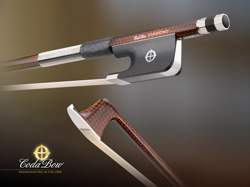 CodaBow DIAMOND NX Cello bow, with GlobalBow Technology (Full Size), USA