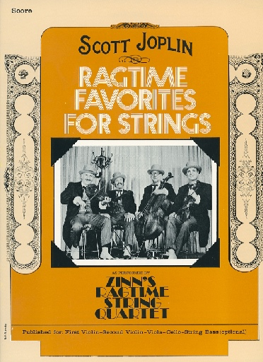 Joplin, Scott (Zinn): Ragtime Favorites for String Quartet (score)