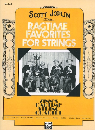 Joplin, Scott (Zinn): Ragtime Favorites for String Quartet (Viola)