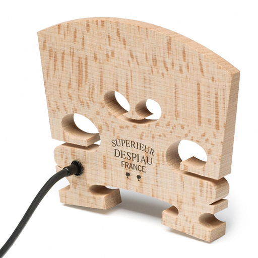 Fishman V400 Concert Series Pro Viola Pickup imbedded in bridge, with Carpenter jack termination