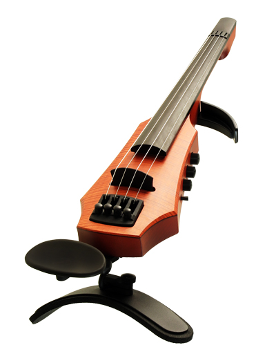 NS Design CR4 electric 4-string violin, slate-gray, with case. Czech Republic