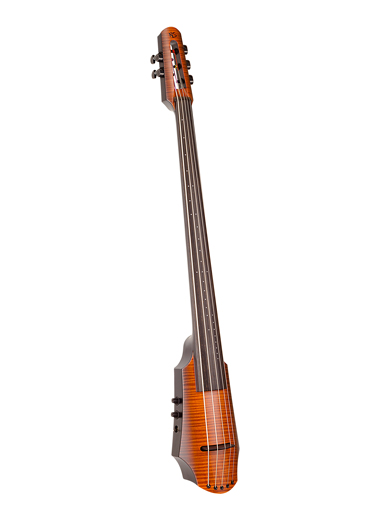 NS Design NXT5a 5-string electric cello with soft case and tripod stand.  Czech Republic,