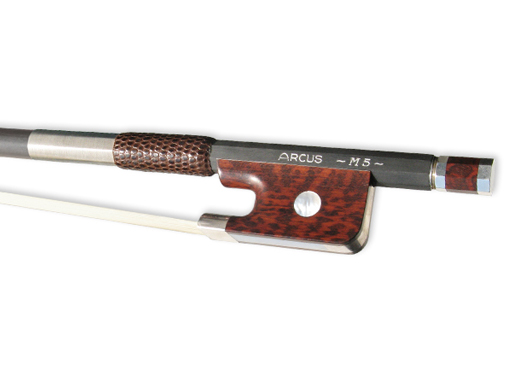 Arcus M5 round cello bow, silver-mounted