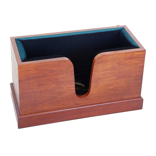 Lemurian Crafts cherry veneer cello stand,