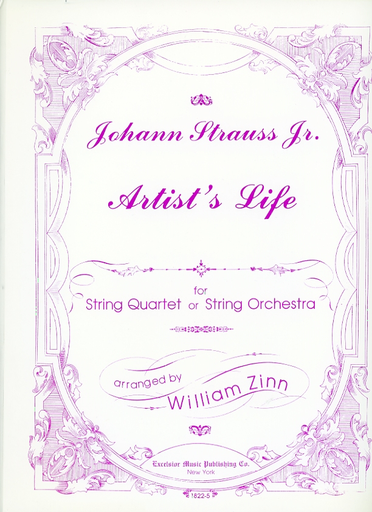 Strauss Jr., J. (Zinn): Artist's Life (string quartet)