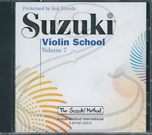 CD: Suzuki Violin School (Toyoda), Vol.7