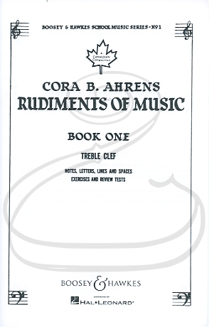 Ahrens: Rudiments of Music, Vol.1 - Boosey & Hawkes