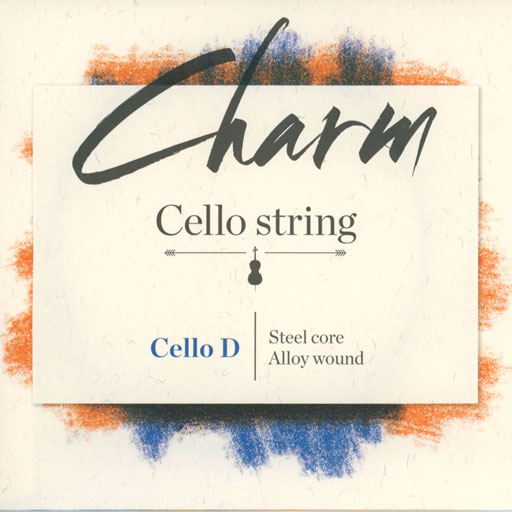 Charm cello steel D string, by For-tune, medium,