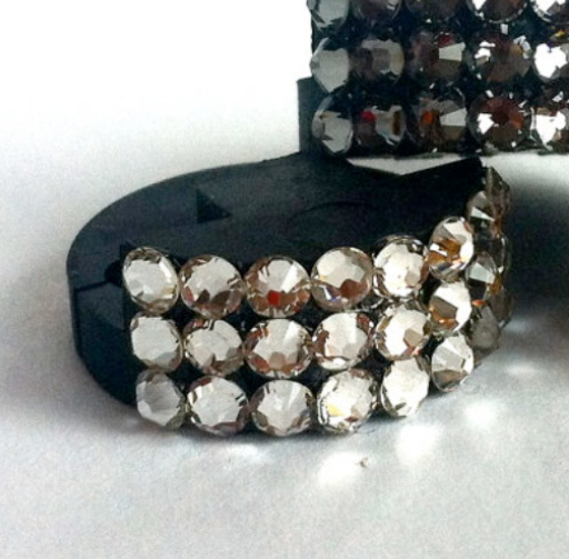 Baroque Bling Viola Mute ''Diamond'' Swarovski Crystals