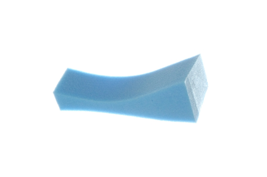 Extra Small Poly-Pad sponge shoulder rest, blue extra firm | Metzler Violins