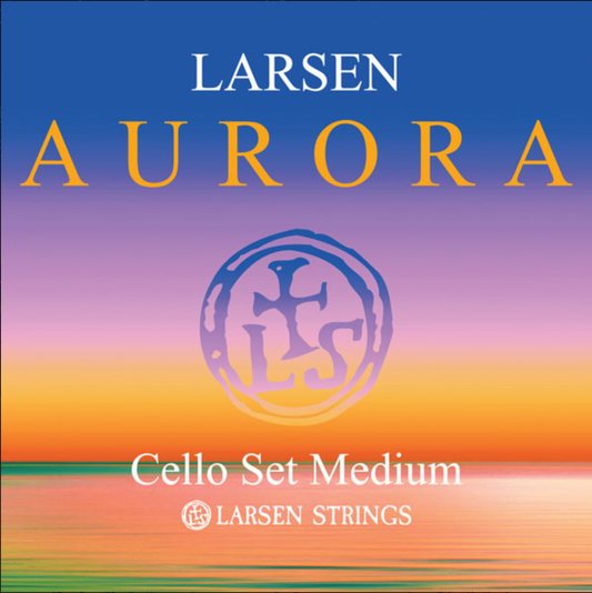 Larsen Aurora cello string set, medium, Denmark,