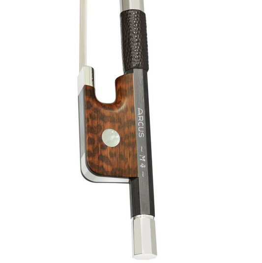 Arcus M4 round cello bow, silver-mounted