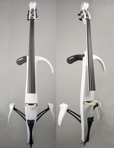 Yamaha Studio Acoustic-body Silent Compact Electric Pearl White cello SVC-210SKPW